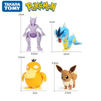 Noi, Originale, Pokemon 12 Stiluri Diferite Jucărie Set Pokeball Monstru De Buzunar Pikachu Eevee Charizard Gyarados Blastoise Cifre Model