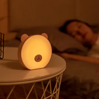 LED-uri creative lumina de noapte mici noptiera dormitor lampa