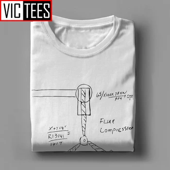 Înapoi În Viitor Condensatorul De Flux De Desen De Om Tricou Vintage Bumbac Mâneci Scurte Teuri Crewneck T-Shirt, Blaturi