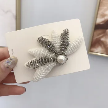 2019 Nou Elegant de Păr Bijuterii Handmade Simulate Perla Margele Flori, Agrafe de Păr mânere pentru Femei Accesorii de Nunta