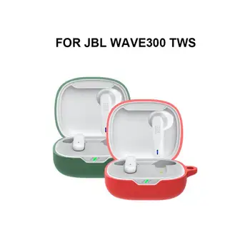 Silicon Casti Caz Pentru JBL VAL DE 300 100 VAL MUGURI TWS de Protecție fără Fir Bluetooth Casti Acoperire Moale Pentru W300 W100