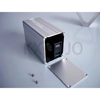 Carcasa din aluminiu Cutie 65*50*100mm Caz Proiect Electronic PCB Instrument de Argint DIY Alimentare