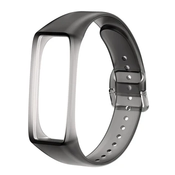 Pentru Samsung Galaxy Fit 2 Curea Silicon Transparent Bratara de Înlocuire Watchband Încheietura Curea Pentru SM-mărcile de oțel r220 Galaxy Fit2 Curea