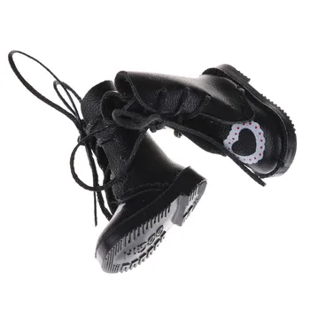 1pair Piele PU 1/8 Papusa Cizme Pentru BJD 1/6 Păpuși Pantofi Pentru Blythe Licca Jb Papusa Mini Boot 3.2 cm Fierbinte de Vânzare
