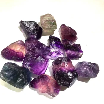 Naturale Violet Fluorit Dur Cristal Colorat Fluorit Piatră prețioasă Minerale-Specimen de Vindecare Cristale DIY Ornamente Decor Meserii