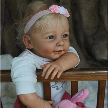 17 Inch Pic Lisa Renăscut Baby Doll Kit Nou-Născut Matrite Gol Nevopsite Sau Vopsite Neasamblate Piese De Papusa