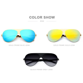 FONEX Aviației Polarizat ochelari de Soare Barbati 2019 Înaltă Calitate de Brand Designer de Mare Oversize cu prindere rapida Ochelari Ochelari de Soare pentru Barbati 856