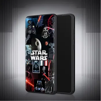 Drăguț Copil Star Wars Yoda Caz De Telefon Pentru Samsung Galaxy A52 A32 A12 A71 A72 A21s A22 A13 A33 A50 A02s A70 Negru Funda Husă Moale