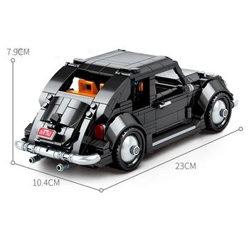SEMBO Oraș Beetle Clasic Masina Sport Blocuri MOC Retro Tehnice Model de Vehicul Cărămizi Jucarii Pentru Copii, Cadouri de Ziua de nastere