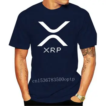 Bumbac , O-neck Personalizate Imprimate Barbati Tricou de Unda XRP Noul Logo Crypto Moneda Bitcoin Hodl T-Shirt Top Tee Plus Dimensiune