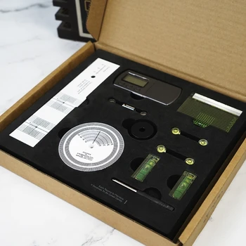Durabil Vinil Phono Cartuș Kit de Tuning pentru Preluare de Calibrare Distanță placă Turnantă Stylus Vigoare la 45 RPM Adaptor de Nivel