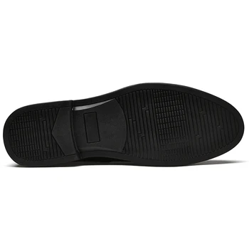 Primavara Si Toamna Cizme Barbati Confort Non-Alunecare Pantofi Barbati Design Dantela-Up Glezna Cizme Pantofi Plus Dimensiune Bărbați Cizme Impermeabil