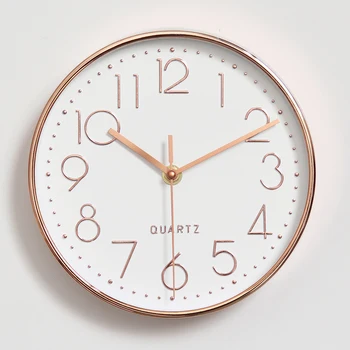 8/10/12/ inch Cuarț Ceas de Perete din Plastic Antic Ceasuri de Designer Acasă Decor Camera de zi Dormitor Tăcut Ceasuri de Perete cu Design Modern