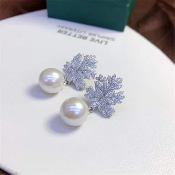 S925 Argint Margele Perla Cercei Stud Setarea De Bază De Bijuterii Diy Face Constatări Și Componente