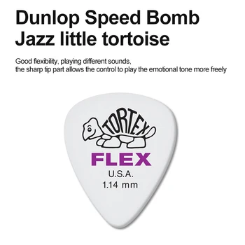 Dunlop Chitara Electrica Alege 428 Bass Accesorii Chitara Triunghi Chitară 0.73/0.88/1.0/1.14/1.35/1.5 Mm