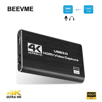 4K USB 3.0 Card de Captura Video compatibil HDMI 1080P 60fps HD Recorder Video Grabber Pentru OBS Captarea Carte de Joc Live Streaming