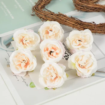10 buc Mini-Flori Artificiale de Mătase Crescut Capete Pentru Decor Nunta Petrecere Fals Scrapbooking Coroană de flori Accesorii pentru Casa