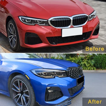 Pentru BMW Seria 3 G20 2019-2021 Masina Faruri cu Tenta Neagra Film de Protecție de Protecție Transparent Folie de Vinil Autocolant Pre-Tăiate Forma