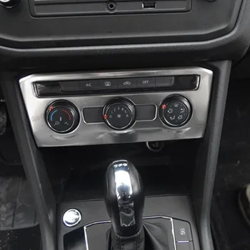 Masina Consola centrala Aer Condiționat Buton de Control Acoperă Cromate pentru Volkswagen Vw Tiguan 2017 2018 2019 2020 2021 Auto