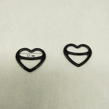 Sutien material PP metal sutien cârlige de Nailon Filmate Lenjerie forma de Inima de 12 mm, 100 buc/lot