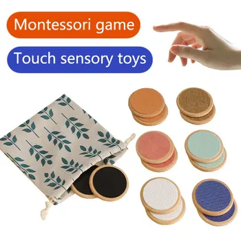 Copii Jucării Senzoriale Tactile Tabla De Joc De Potrivire, Tactil Clasificare Culoare Cunoașterea Parohiei Memorie De Formare Montessori Jucarii
