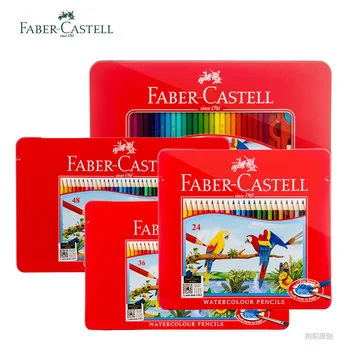 Faber Castell Creioane Acuarelă Profesionist De Creioane De Desen De Cutie De Staniu Set 12/24/36/48/60/72 Culori
