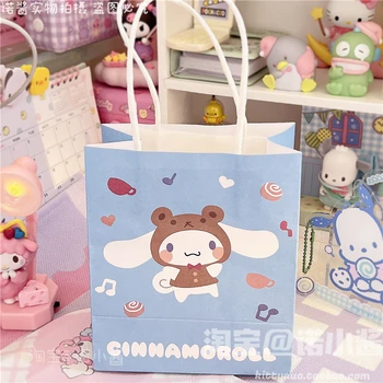 Kawaii Sanrio Hello Kitty Papetărie, Cadouri, Pungi Cadou de Ziua de nastere Cadou de Crăciun Ambalaj Portabil de Cumpărături Pungă de Hârtie pentru Fete