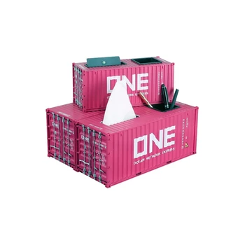 1:20/1:24 model Inovator container, pen container + cutie de tesut + cutie de hârtie + cutie de depozitare, diverse stiluri, pot fi personalizate