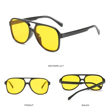 Trendul Supradimensionat ochelari de Soare pentru Femei Brand de Lux Retro Pătrat Ochelari de Soare Barbati Driver Nuante Uv400 Ochelari de oculos de sol feminino