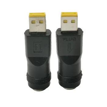 DC 5.5 x 2.1 mm de sex Feminin la USB Pătrat de Alimentare Adaptor de Încărcare pentru Lenovo ThinkPad Tablet 10 Helix 1 Helix 2 Laptop (Pătrat Mini-a2)