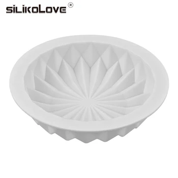 SILIKOLOVE 3D Diamend Silicon Tort Mucegai Mousse de produse de Patiserie de Copt Pan Alimente Grad Forme pentru produse de Patiserie Tort Mucegai Desert Instrumente