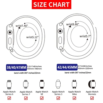 Curea nailon pentru Apple watch band 42mm 41mm 45mm 38mm 40mm 44mm Sport buclă smartwatch-bratara curea Pentru iwatch Serie se 7654321