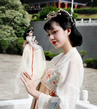 Prințesă chineză păpuși #9123 modul tradițional de îmbrăcăminte