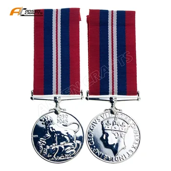 WW2 Georgivs VI Britanic Militar de Război Medalie