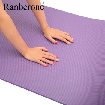 Ranberone de Fitness Yoga Mat 15 Culori Îngroșat 10mm Sprijinul Mediului de Fitness Acasa Gimnastica Inodor en-Gros