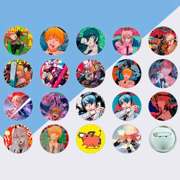 NOUL Anime Drujba Om Cosplay Insigne Anime Denji Makima Aki Hayakawa Putere Ace Kawaii Broșe Pentru Rucsac de Pânză Accesorii