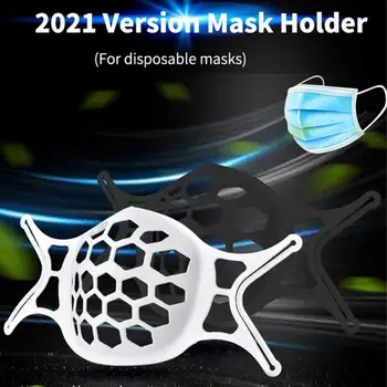 10/1buc Unisex Masca Suport Reutilizabil Praf Masca 3D Suport Non-stick de Ruj Respirabil Masca Masca cu Filtru Interior Pad Suport