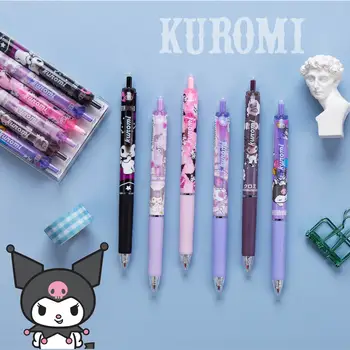 Sanrio Kawaii Desene Animate Neutru Pen Drăguț Kuromi 0,5 Mm Neutru Pen Student Consumabile Rechizite De Birou Sanrio Papetărie Student Cadouri