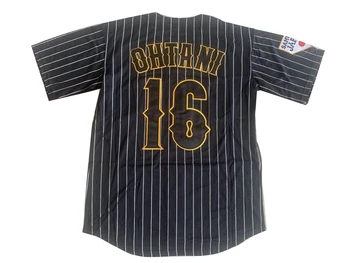 BG tricouri de baseball Japonia 16 OHTANI tricouri sport în aer liber Broderie de cusut negru Hip-hop Street cultura de vară 2020