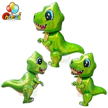 De mers pe jos Dinozaur Balon de Desene animate de Animale Heliu Baloane Petrecere de Ziua Decor 1 buc Daruri Minunate Consumabile Copil de Jucării pentru Copii Duș