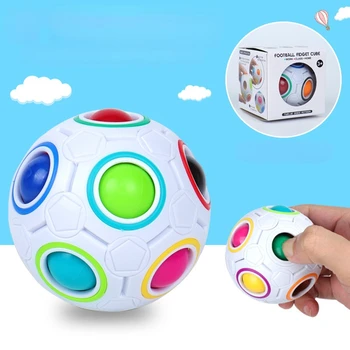 Se frământa Jucarii Minge Curcubeu Autism Aerisire Copii Adulți Decompresie Bubble Antistres Jucărie Anti Reliver Stres Material ABS игрушки