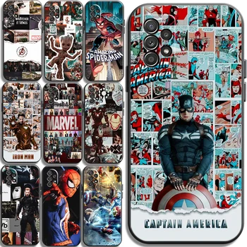 Marvel Iron Man, Spiderman Cazuri de Telefon Pentru Xiaomi Redmi Redmi 7 7A Nota 8 Pro 8T 8 2021 8 7 7 Pro 8 8A 8 Pro Moale TPU Carcasa