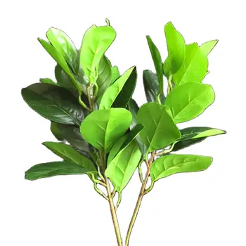 Unul Fals, fructele arborelui jack Frunze Buchet (3 tulpini/bucata) Simulare Planta Verde Verdeață Ficus Lyrata pentru Biroul de Acasă Decor de Masă