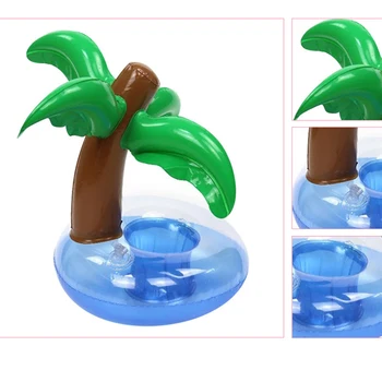 Gonflabile Ceașcă Titularul Mini Inel De Înot Float Jucării Partidul Decor Bar Pe Plajă, Roller-Coastere Accesorii Piscina Plutitoare Băutură Titularul