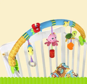 De vânzare la cald minunat Cărucior Strung Scaun de Masina Pat Agățat jucării pentru copii de Călătorie joc copil copil copil Jucării educative sunătoare mobil