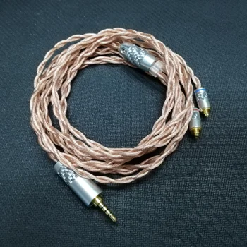 Hi Clasa a 4-Core OCC 7N Cablu HIFI Casti Cablu DIY Cablu Căști Pentru MMCX Sau 2 Pin 0.78 Cablu