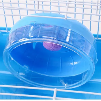 Animale de companie Toaletă Hamster cu Cusca Cușcă de Reproducere de Alimentare cu Apă Potabilă Roata de Rulare Exercițiu Jucărie Cușcă de Transport