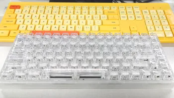 132 Cheile CBSA Profil Cristal Transparent Taste Pentru MX Comuta Tastatură Mecanică Gol cu iluminare de fundal de Jocuri Keycap DIY Personalizate GK61