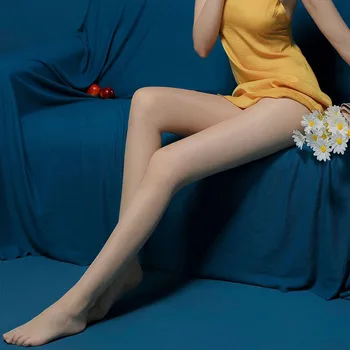 Invizibil complet transparent perlat micro flash deget de la picior transparent sexy femeie club fan ciorapi deschide fișierul chilot