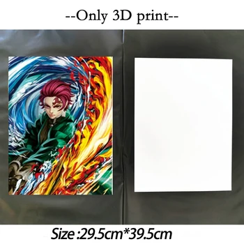 Jujutsu Kaisen 3D Poster Anime 3D Lenticular Poster Decor de Perete Triplu Tranziție Lenticular Imprimare Poster de Perete Decor Acasă
